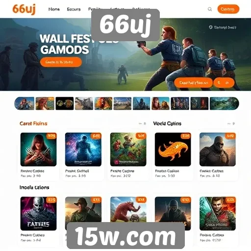Acessibilidade do site 66uj para gamers iniciantes